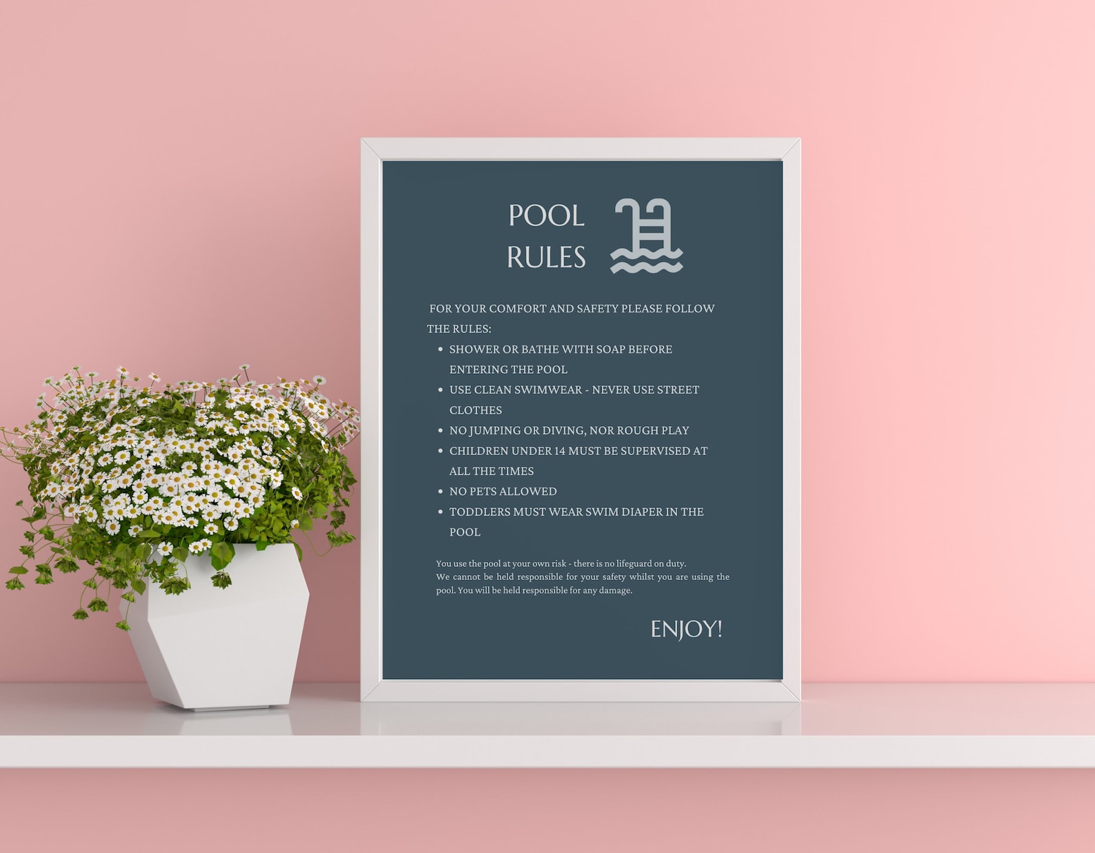 Hot Tub Rules Sign Pool Rules Template Editable Poster Etsy