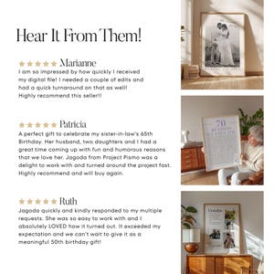 Personalized gift - READY IN 24H, 40 Reasons We Love You, Anniversary Decor, Printable poster with all the things I love about you imagen 12