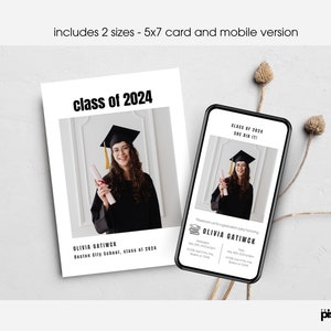 She Did It Graduation Invitation Template, Printable Graduation Party ...