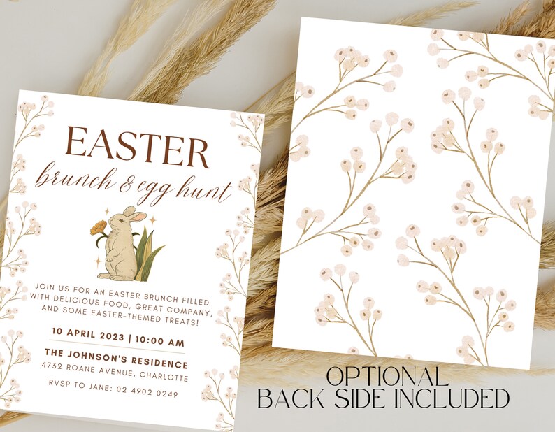 Editable Easter Egg Hunt Invitation Digital Canva Template - Etsy