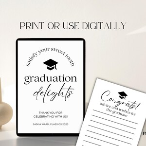 Graduation Signs Bundle Template, Printable Grad Party Bundle ...