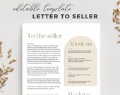 Home Buyer Letter Template: Editable Offer to Seller (Canva)