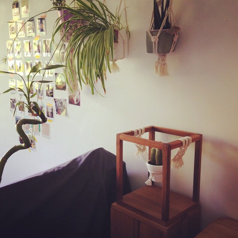 Macrame Pot Holder Plant Hanger Frame Image 0