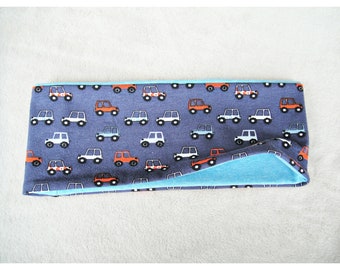 Headband, KU 51-53, off-road vehicle/Jeep, blue-grey/coloured, reversible headband