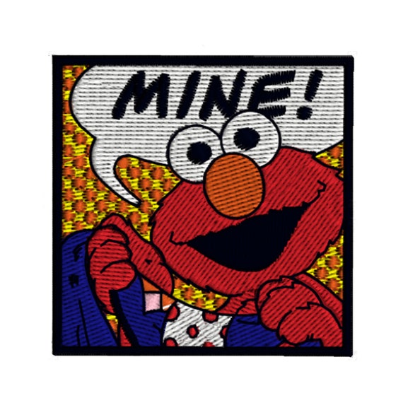 Sesame Street Character Elmo Mine Furry Red Monster Kids Tv Etsy