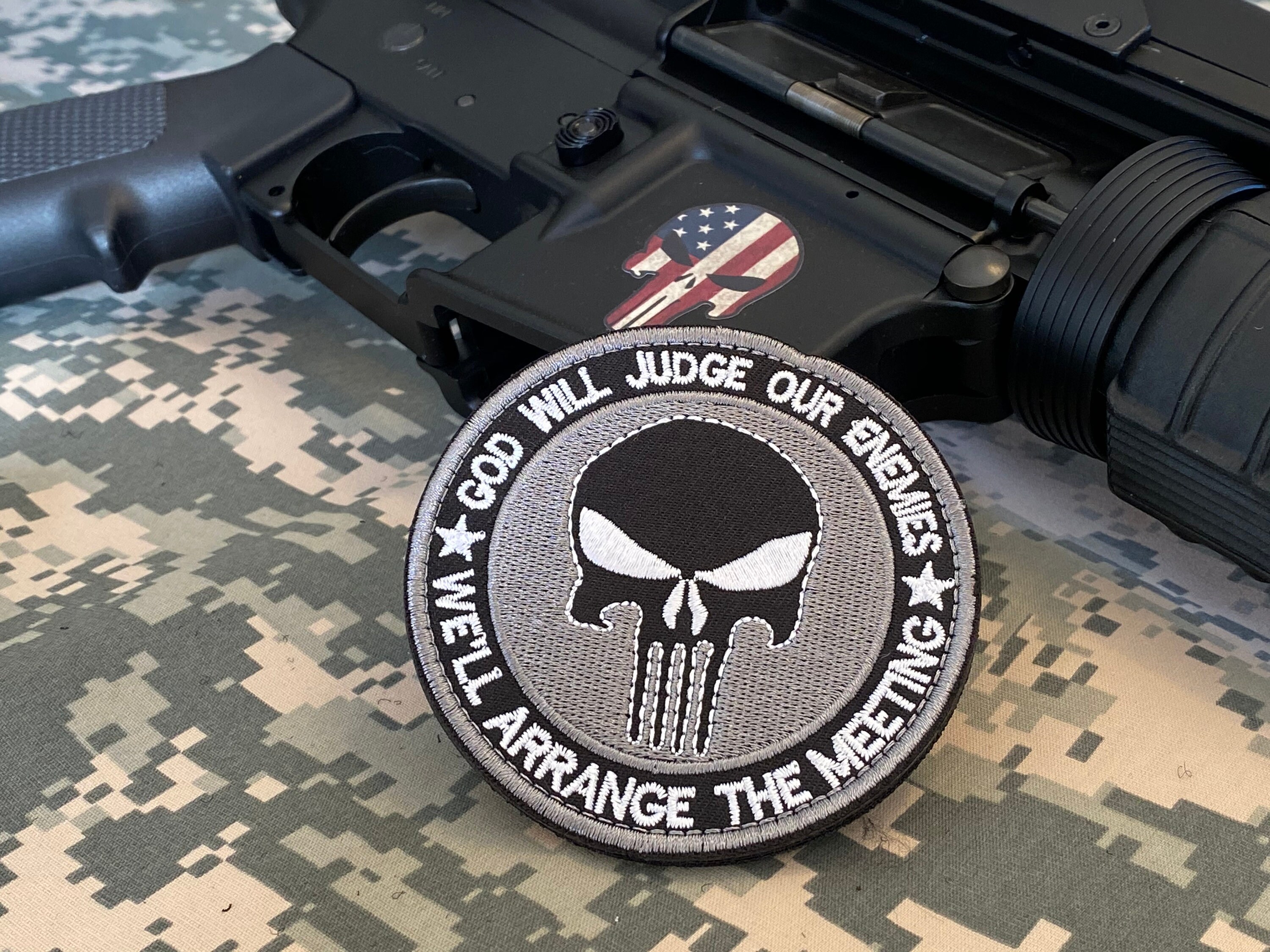 Military 'Punisher Skull' Guardian Bell – The Bikers Bounty