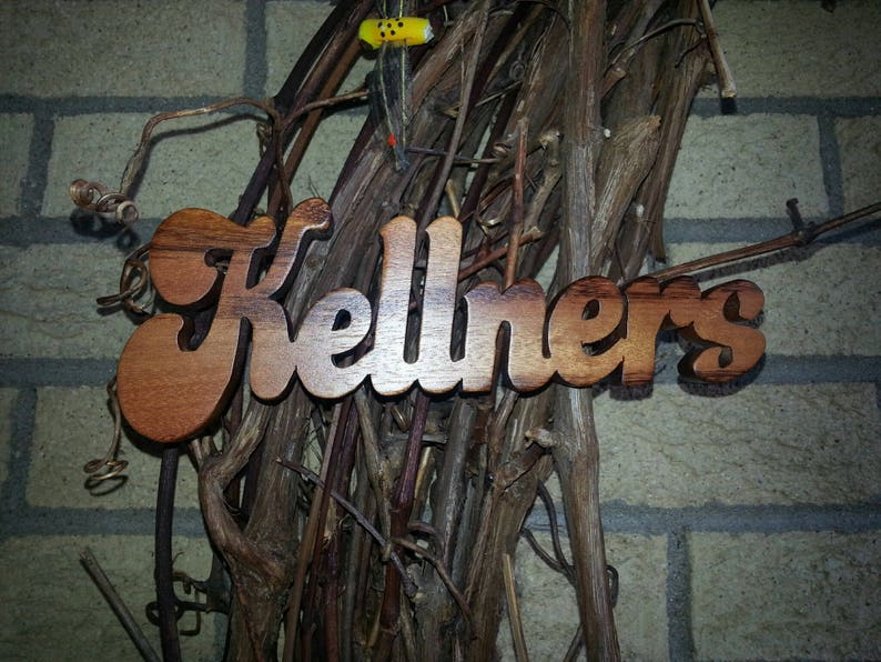 Custom Wooden Signs Hardwood Baby Name Homemade Desk Name Etsy