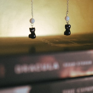 Black Cat Earrings