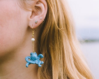 Octopus Earrings