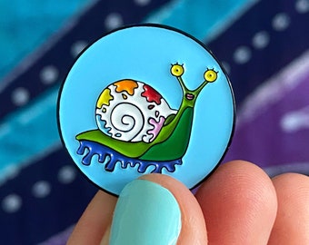 Snail Pin - Enamel