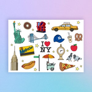 New York City Card - I Heart NY - Big Apple - Blank