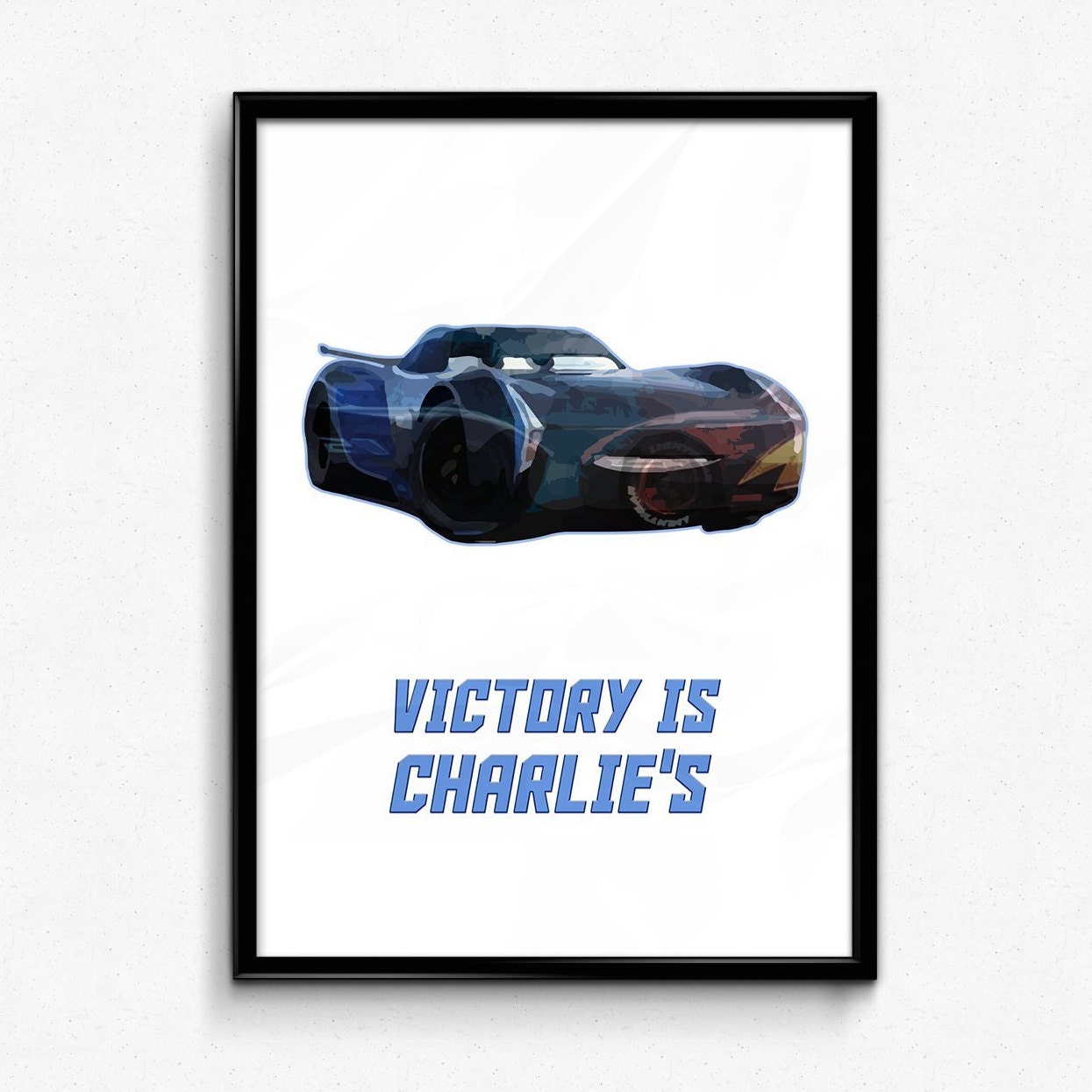Disney Reg Cars Jackson Storm Backprint Kaos Pria main image 0