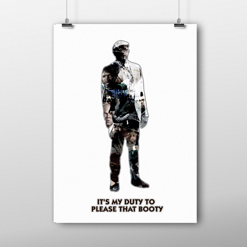 Shaft It's My Duty To Please That Booty Personnalisé Its My Duty to Please That Booty Shaft Poster | Etsy