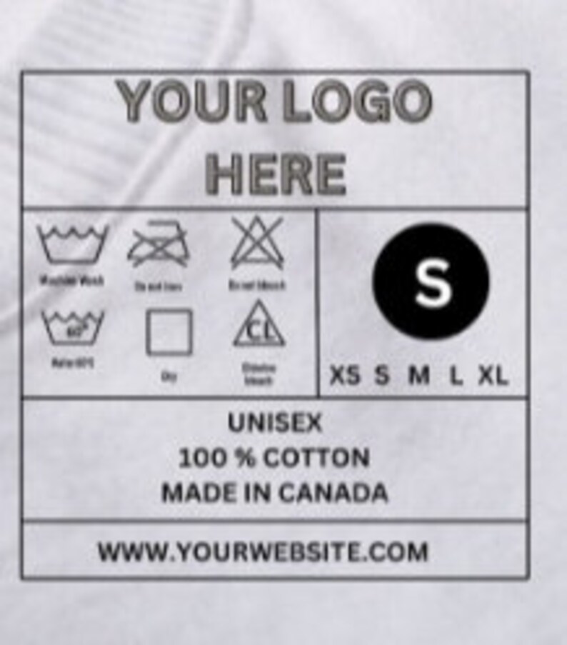 Neck Label | Tagless Label Clothes | Wash Label | Custom Clothing Tag ...
