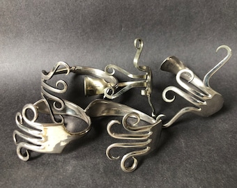 A selection of twisted fork cutlery bracelets-lovely present, pick your favourite.