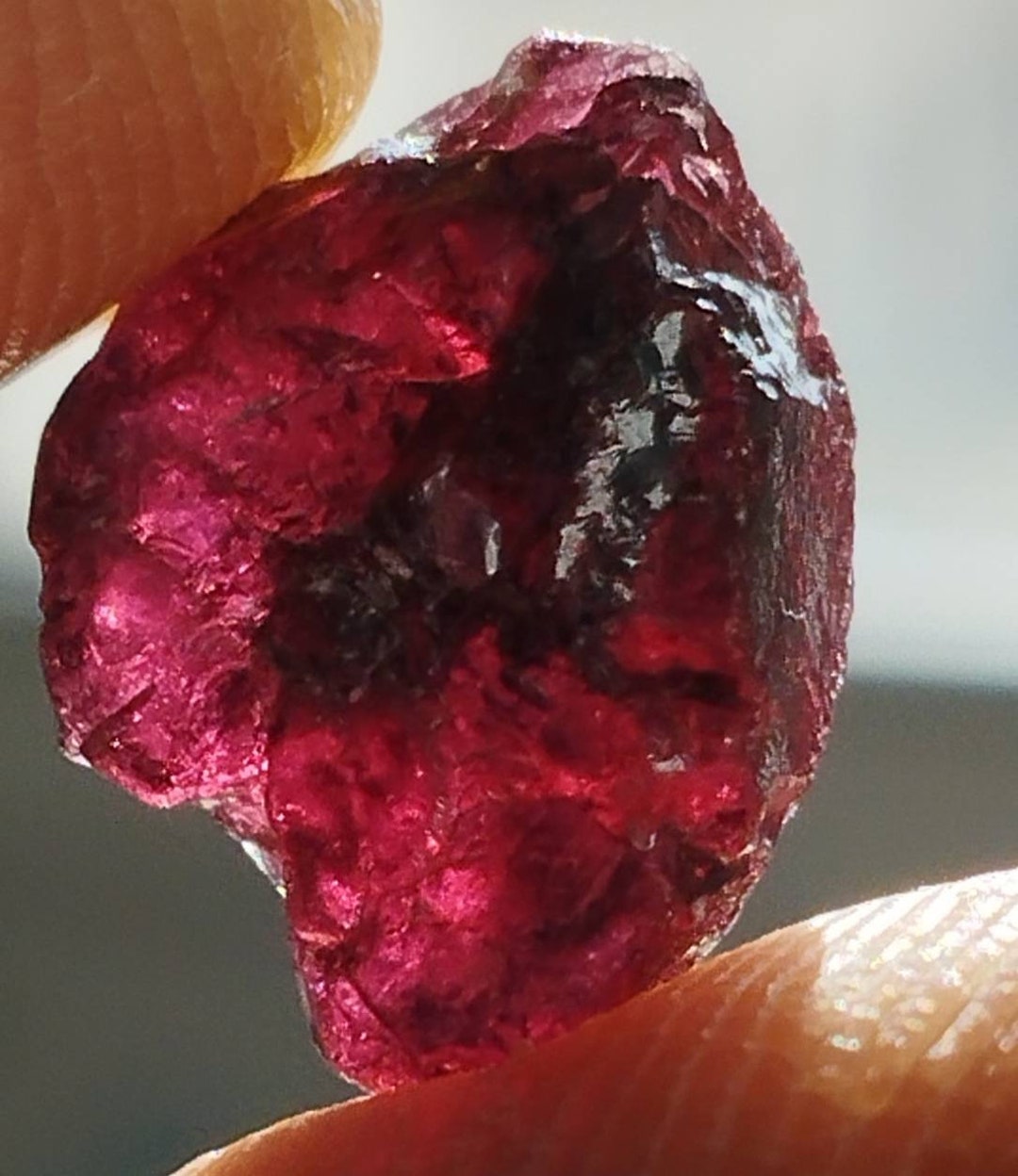 Raw Rhodolite Garnet 10.17 Carats Rare - Etsy