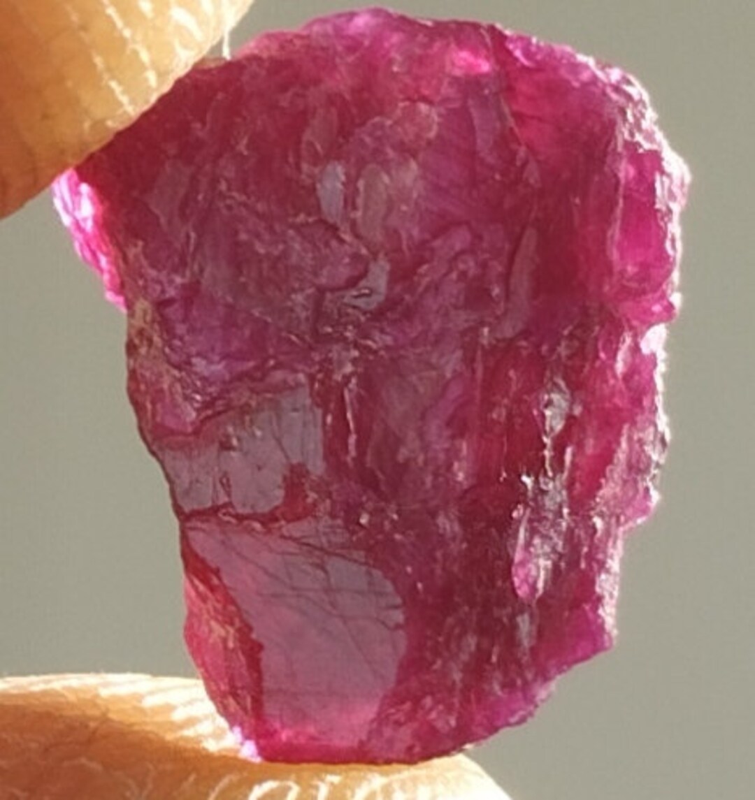 Rubis Brut Sang De Pigeon 7 Carats Rare Etsy