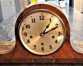 Antique Gustav Becker Westminster Chime Mantel Clock