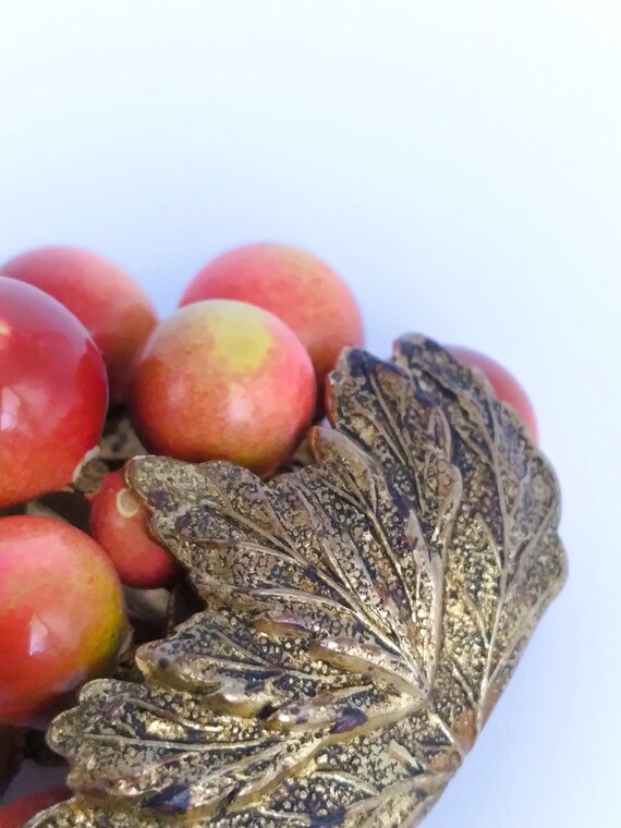 Dress Clip Vintage Miriam Haskell Style Grape Clu… - image 6