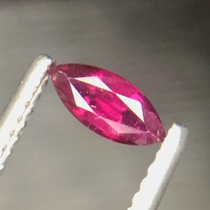 Vivid Red Afghanistan Ruby Gemstone, Fancy Cut 0.50 CT