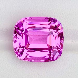 Deep Pink Kunzite Gemstone: 20.45 CT Cushion Cut, Afghanistan