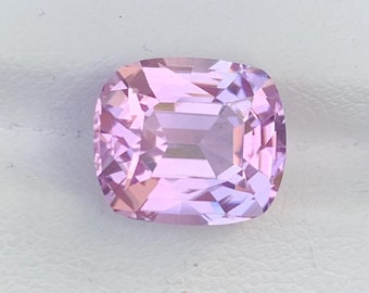 Kissenschliff rosa Kunzit Edelstein: Natürlicher Edelstein aus Afghanistan (6.30 Karat)