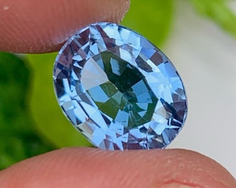 Santa Maria Aquamarine Loose Gemstone, Faceted Aquamarine Gemstone, Deep Blue Aquamarine For Ring Making, Rare Aquamarine Cut Stone, 4.35 CT