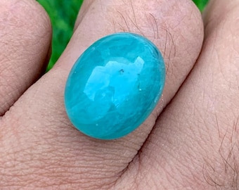 Grandidierite Cabochon: Rare Bluish-Green Gemstone, Madagascar Origin, 11.55 CT