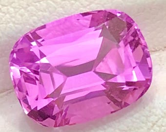 Rosa Kunzit 4.80ct Kissenschliff Edelstein aus Afghanistan - Eleganter funkelnder rosa Edelstein