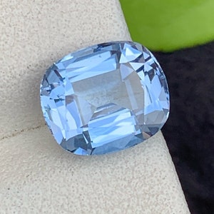 Santa Maria Blue Aquamarine Gemstone: Cushion Cut, 2.80 Carats