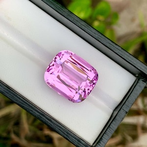 Deep Pink Kunzite Gemstone: 42.55 CT Cushion Cut, Afghanistan Origin