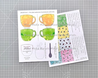 Digital Download - Mini Cuppa Journal Kit - Zine-style