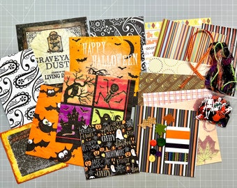 Halloween Creative Paper Pack + Embellishments