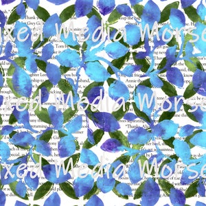 Download digital - Impressão de folhas estampadas
