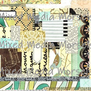 Download Digital - Collage Master Board Vintage Turquesa