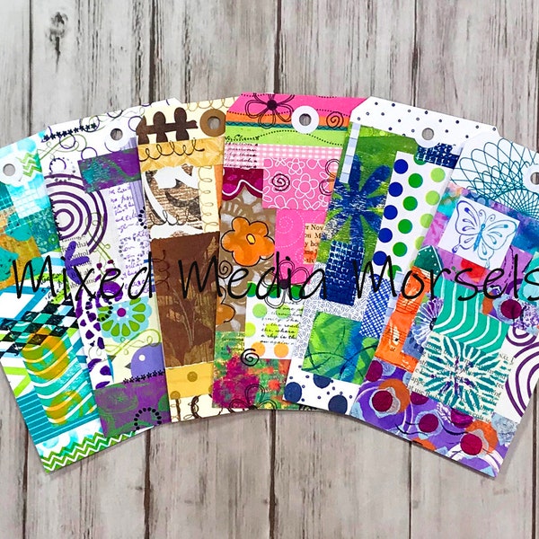 Digital Download - Patchwork Scrap Tags