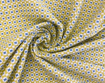 1/2 Yard Organic GEO Dot Knit by Mona Luna - Interlock Jersey Knit DIY Clothing Sewing Supplies