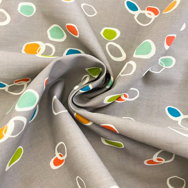 100% Organic cotton - Jay-Cyn Designs for Birch Organic Fabrics, Elk Grove Cotton, Knot Dot - half yard fabric