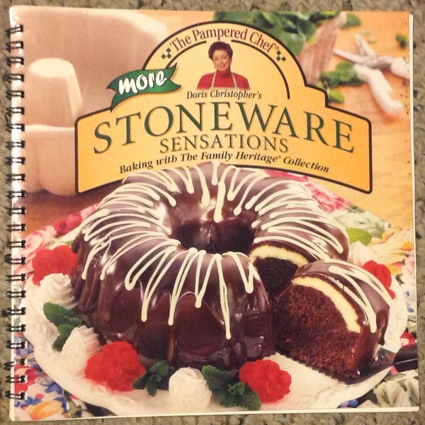 Pampered Chef, Stoneware Sensations, Baking with the Family Heritage Collection Cookbook