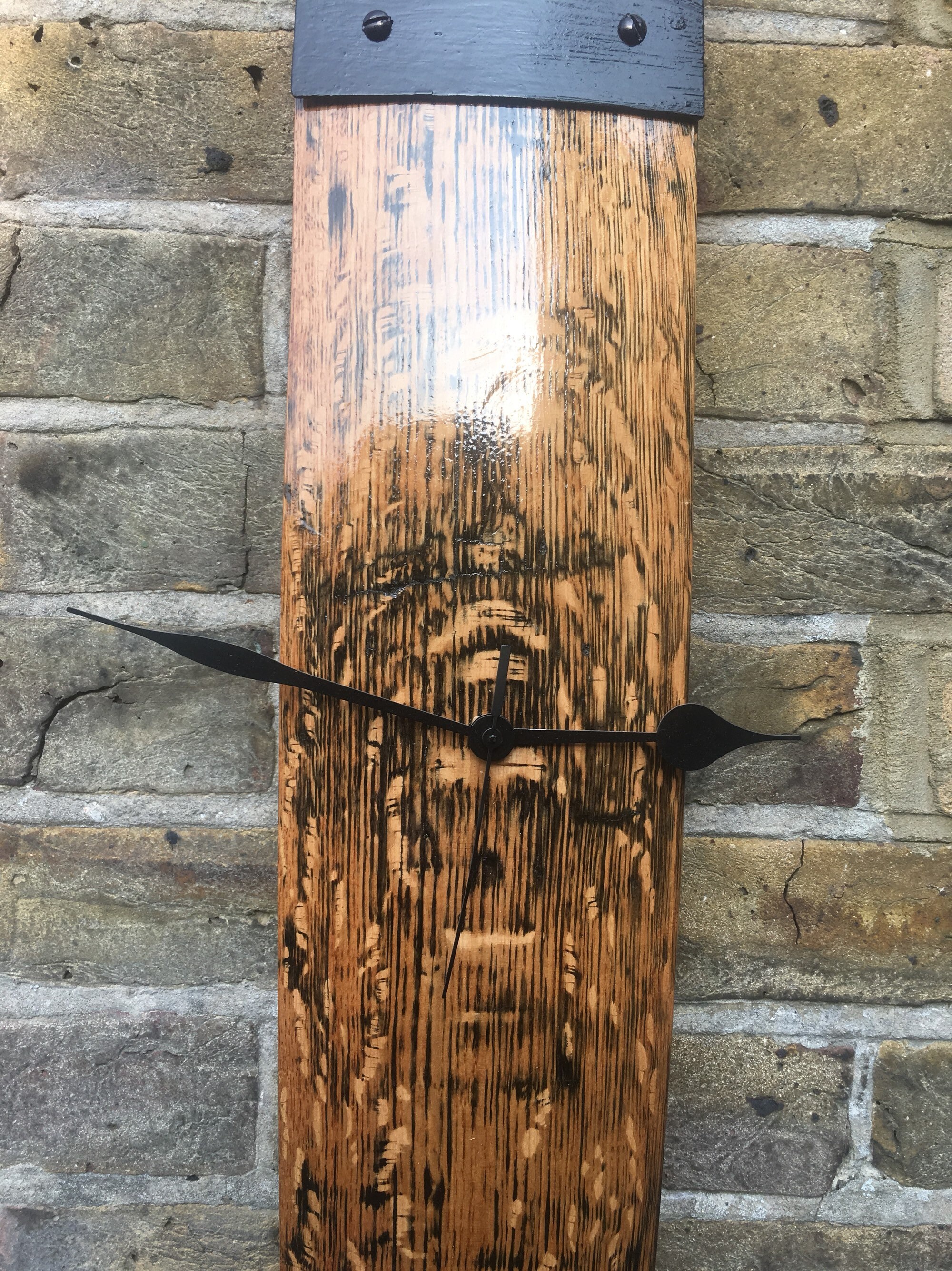 Stave Clock Whisky Barrel Stave Clock - Etsy UK