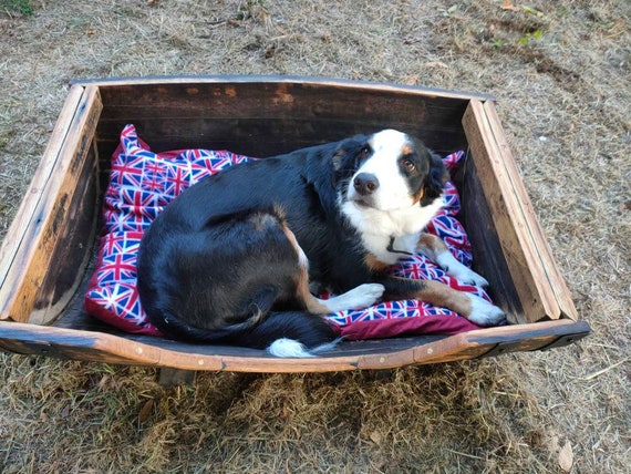 Whisky Barrel Dog Bed Etsy Canada
