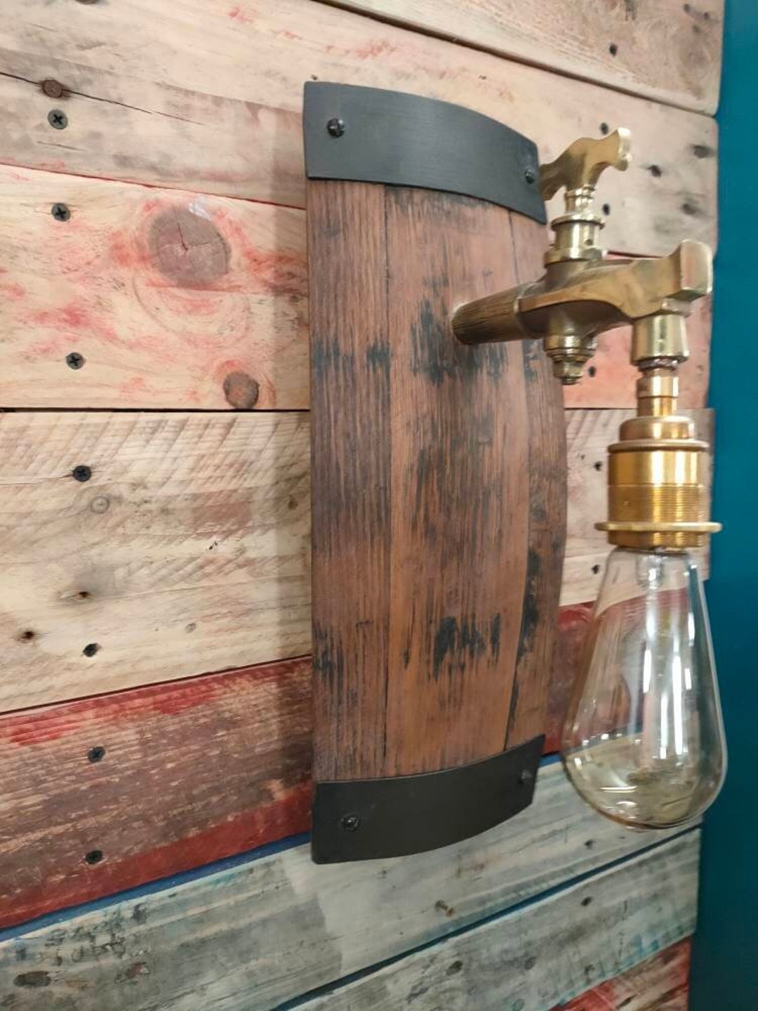 Barrel Wall Lights Etsy