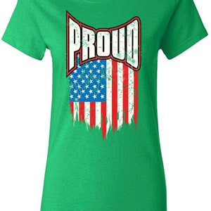 4th of July T-shirt for Women, US Flag Patriotic T-shirt For Women Crew Neck Tee Shirts ,Independence Day&#39;s T-shirt for Adult