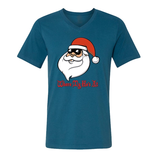 V-neck for Men Ugly Christmas Shirts 