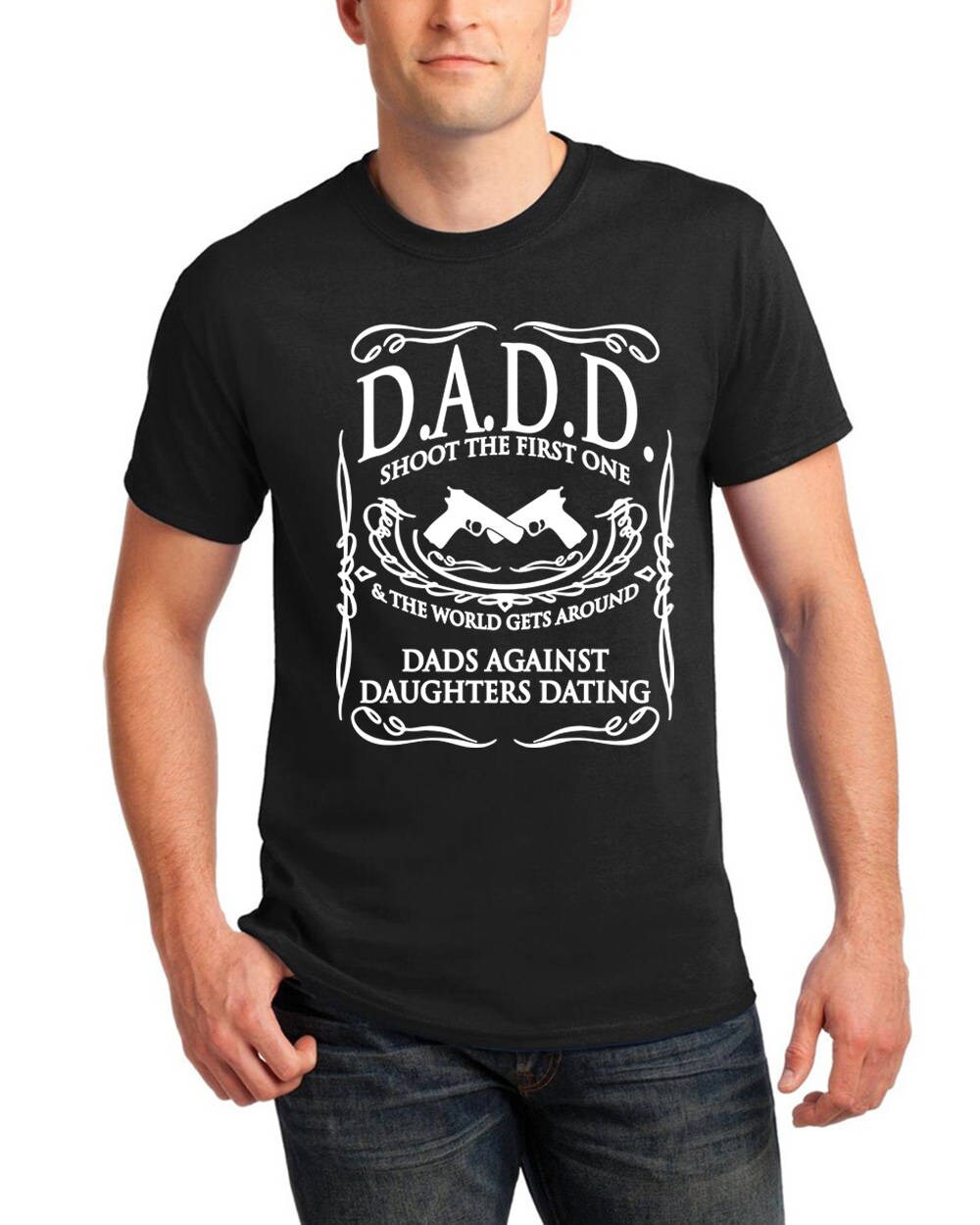 Father's Day Gift DAD Against Daughters Dating D.A.D.D T-shirts for Men ...
