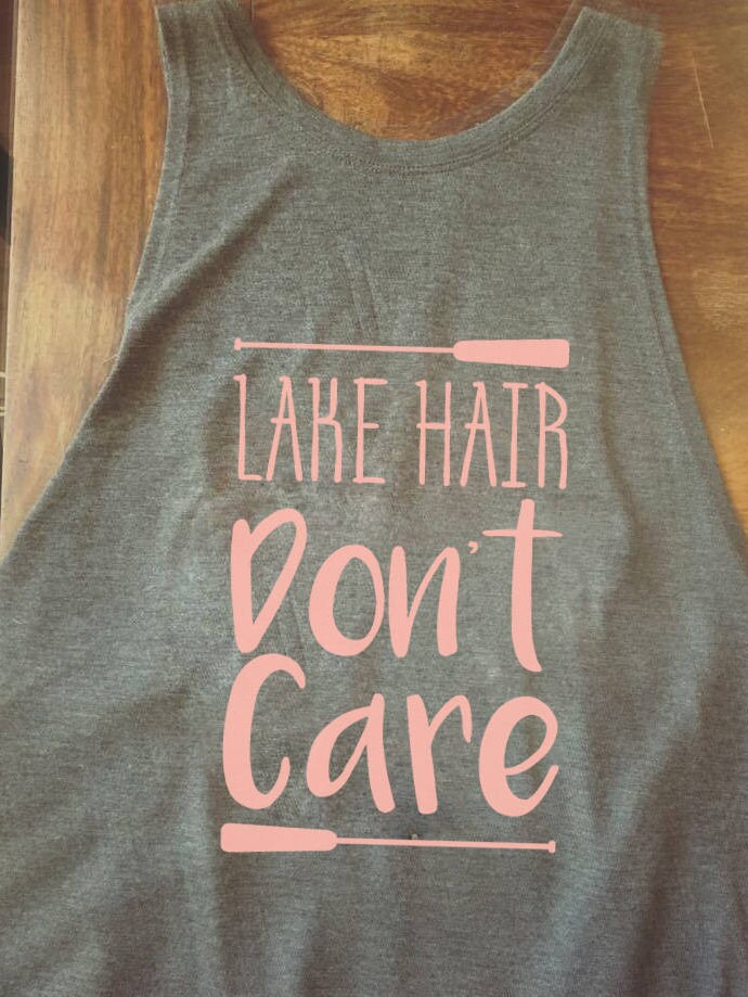 Lake Hair Don't Care SVG DXF and PNG Files for | Etsy