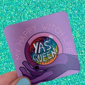 Witchy Pin's Yas Queen - Fantasy enamel pin brooch - feminist vibes