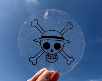 One Piece - Adesivo acchiappasole arcobaleno - Decorazione per finestre luminosa e colorata