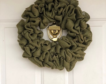 Olive Green Wreath