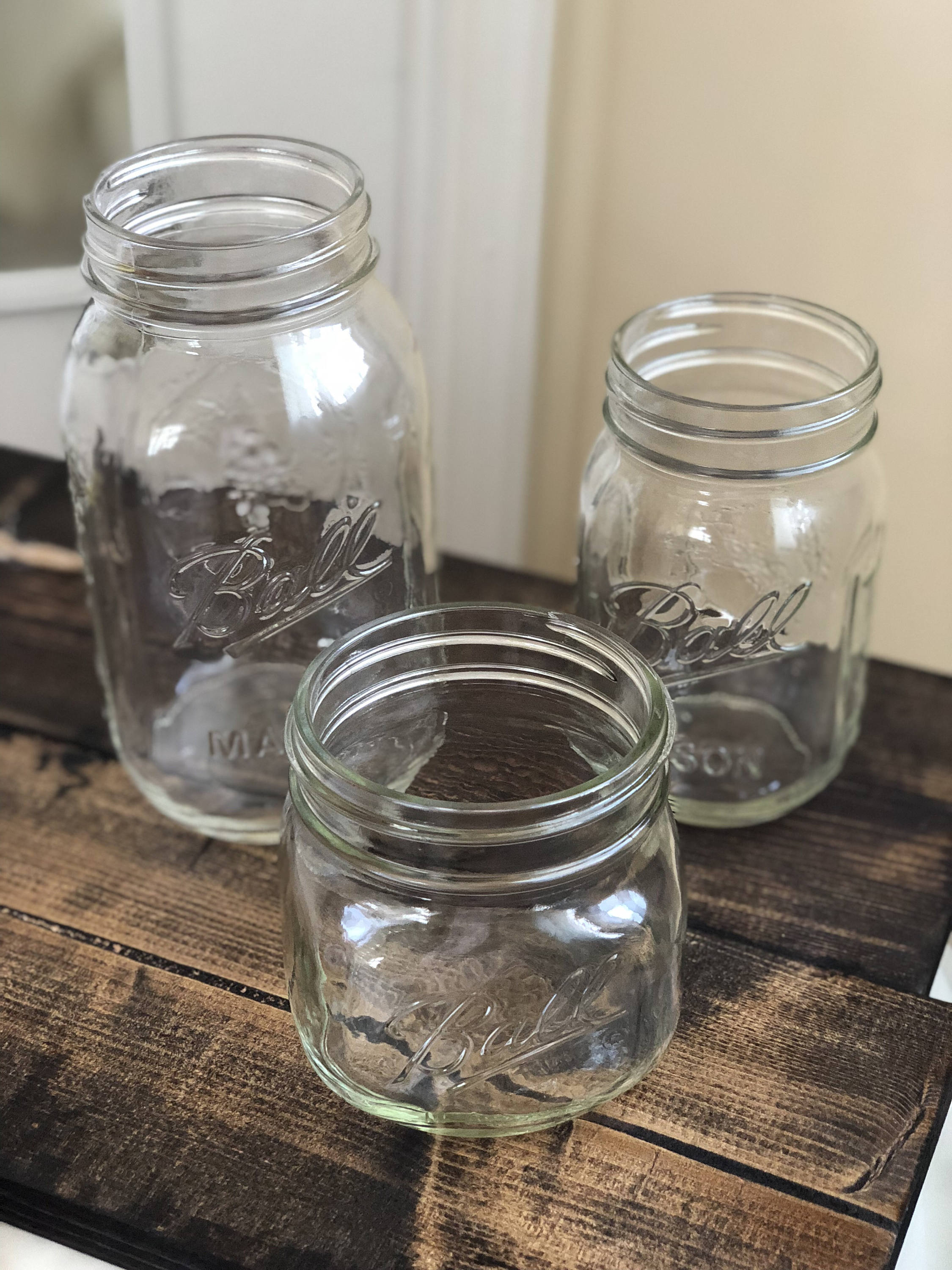 Ball Mason Jars Customizable Trio Various Sizes Etsy